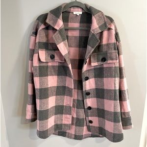 Plaid shacket